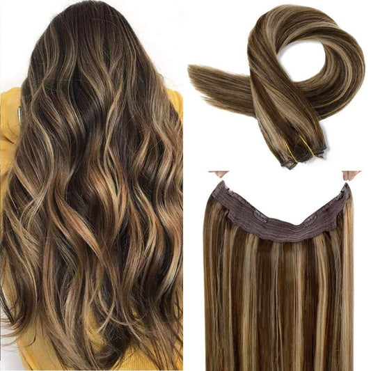 How to Make Halo Hair Extensions?