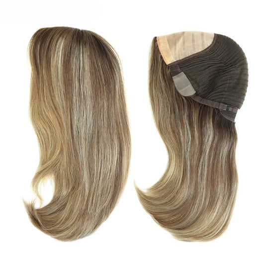 12.5 Inches Silk Top Wig Straight Women Remy Human Hair Wigs