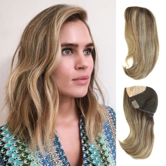 12.5 Inches Silk Top Wig Straight Women Remy Human Hair Wigs