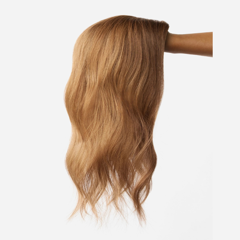Balayage ombré de 5,5" x 5" con cabello humano, sin flequillo