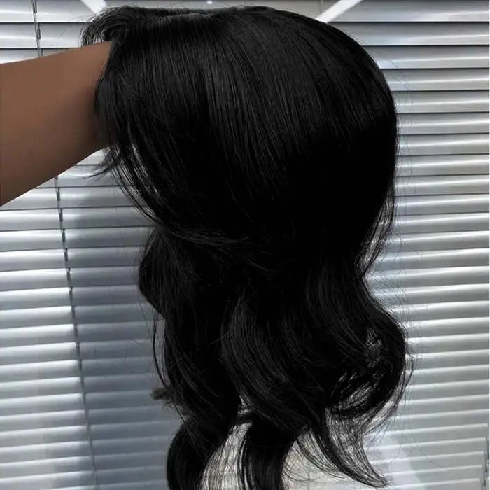 Beach Wave Human Long Hair Topper without Bangs 我的商店