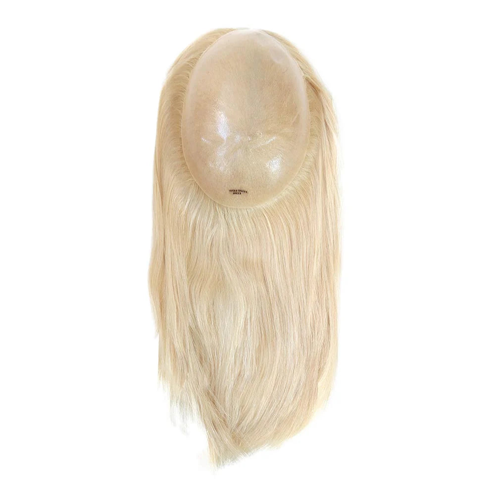 7X9'' Injected Full Thin Skin Base Human Hair Wig Pieces for Women