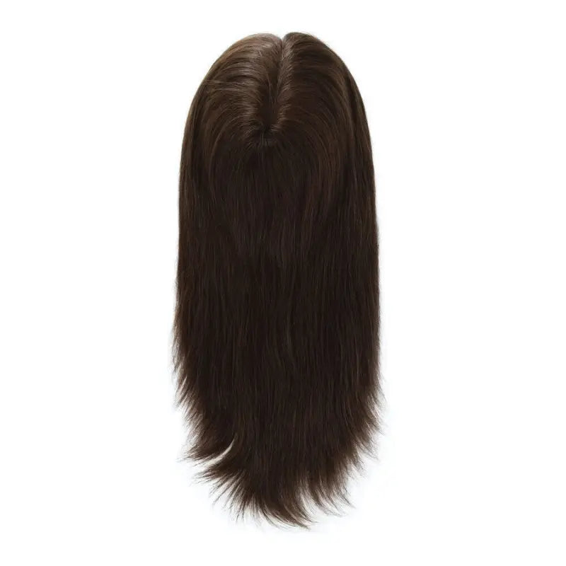 Women Top Piece Topper French Lace Human Hair Poly Around Medium Density - VIVACROWN