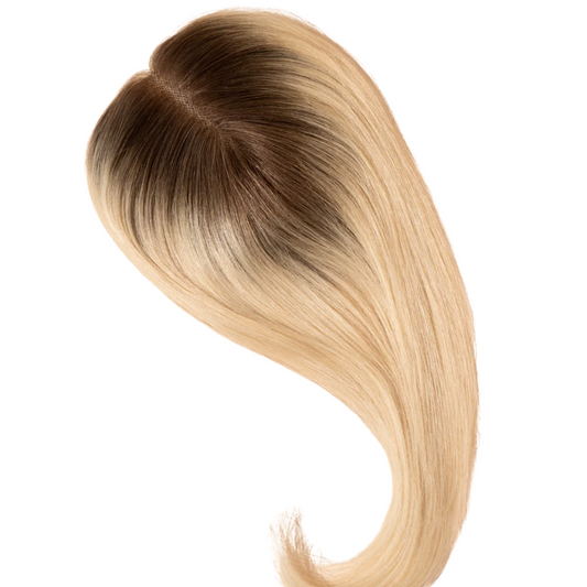 14" Rooted Light Blonde Premium Best Hair Topper Vivacrown
