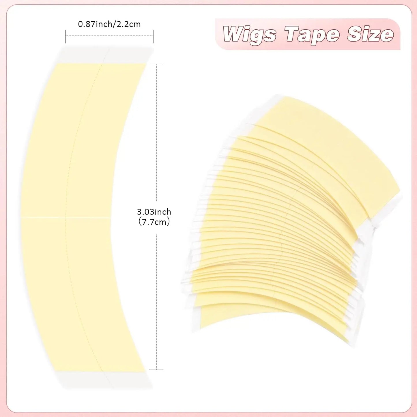 Lace Front Support Tape CC Contour for Human Hair Wiglets VIVACROWN
