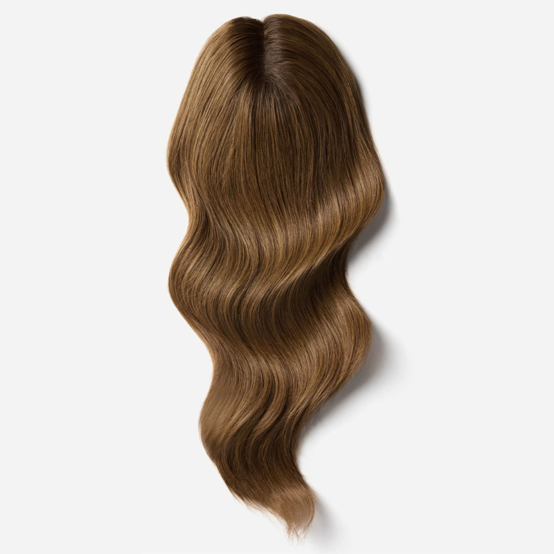 Balayage ombré de 5,5" x 5" con cabello humano, sin flequillo
