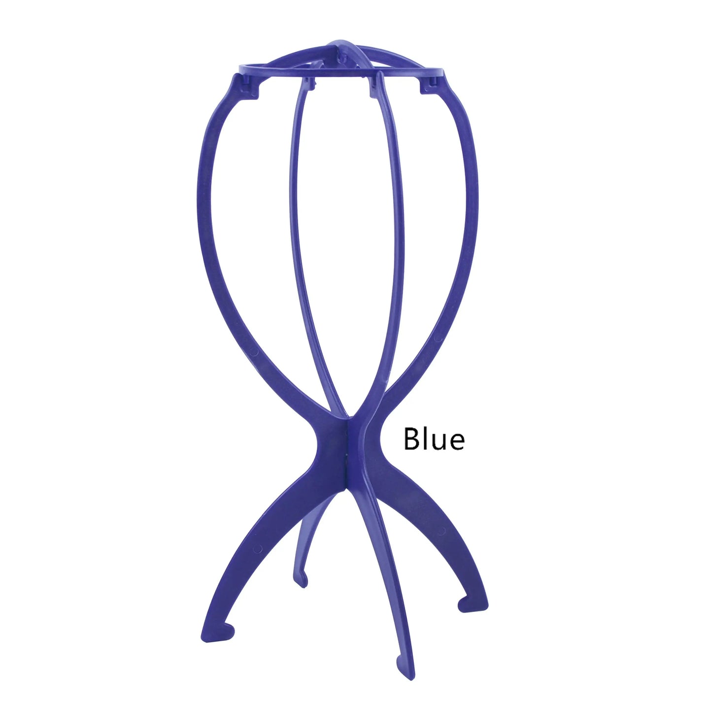 1PC Colorful Ajustable Wig Stands Plastic Hat Display 17x34Cm Portable Folding Wig Stand VIVACROWN