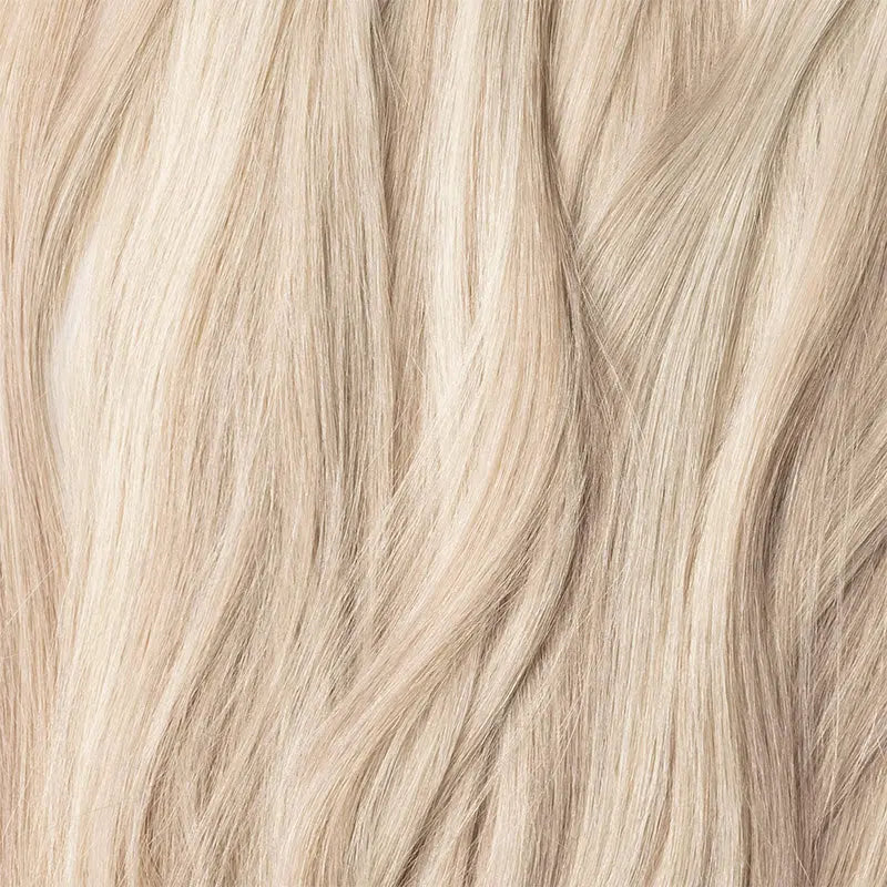 20 inch Ash Blonde Highlights Remy Human Halo Hair Extension Natural Hidden Wire 我的商店