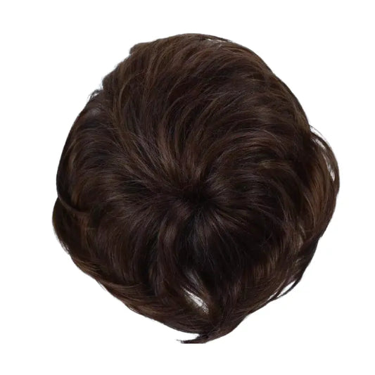 Short Pixie Cut Human Hair Topper with Bangs for Women - VIVACROWN