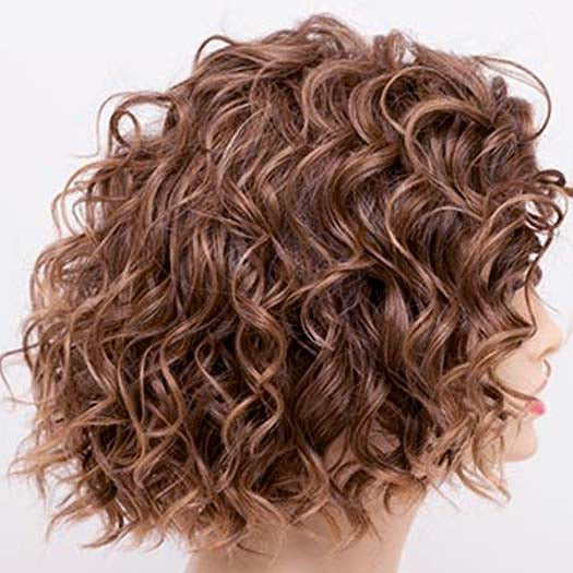 9*14 Premium Curly Mono Base Wig Toppers Human Hair for Women