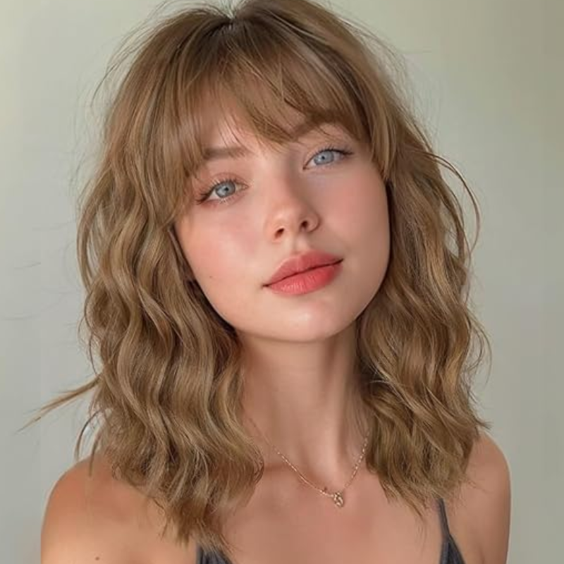 Flash Sale 🔔Full Hand tied Base Curly Wavy Human Hair Toppers Clip in Topper for Women
