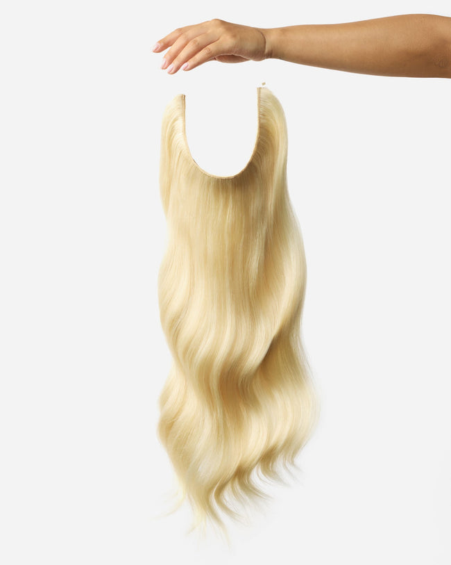 Halo Hairpiece Hidden Wire Adjustable Headband Extensions