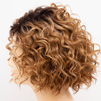 9*14 Premium Curly Mono Base Wig Toppers Human Hair for Women
