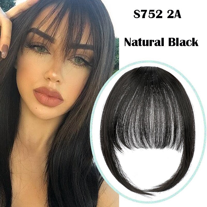 New Arrival Invisible Clip in Fringe Bangs Fake Bangs for Woman