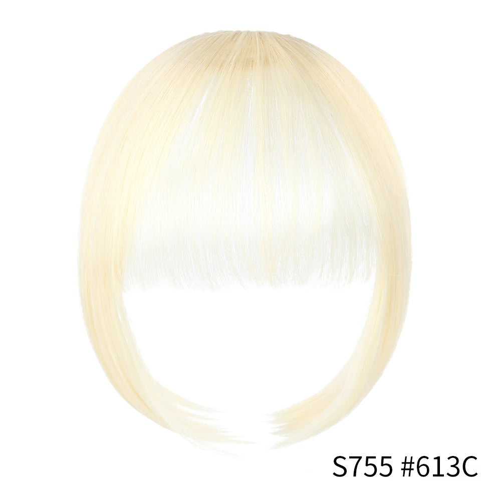 New Arrival Invisible Clip in Fringe Bangs Fake Bangs for Woman