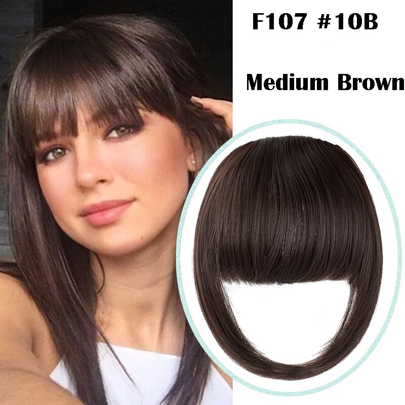 New Arrival Invisible Clip in Fringe Bangs Fake Bangs for Woman