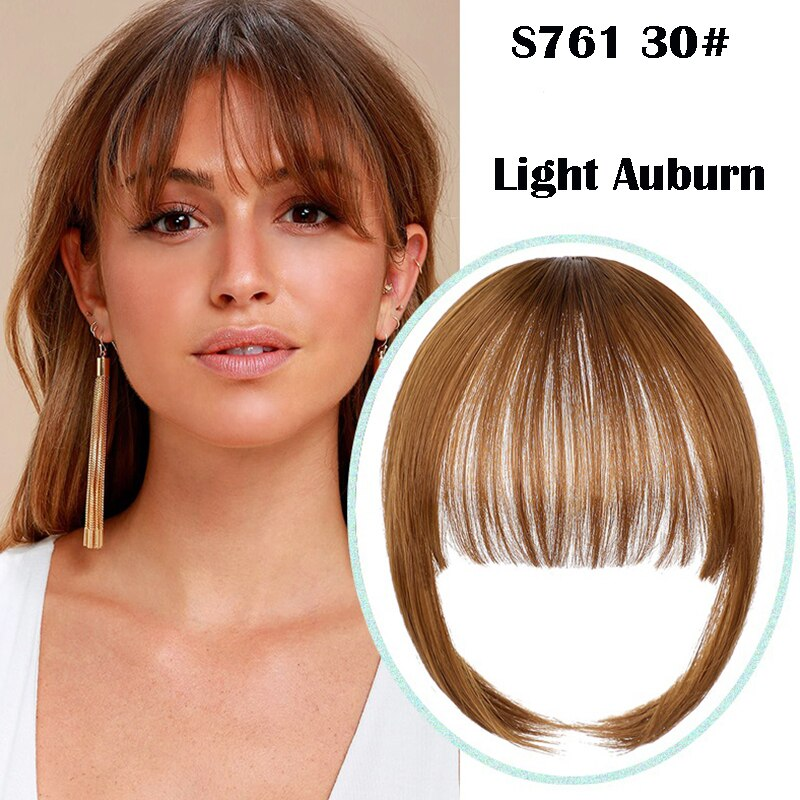 New Arrival Invisible Clip in Fringe Bangs Fake Bangs for Woman