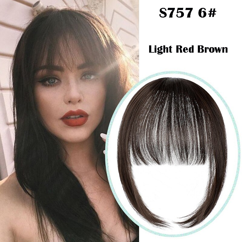New Arrival Invisible Clip in Fringe Bangs Fake Bangs for Woman
