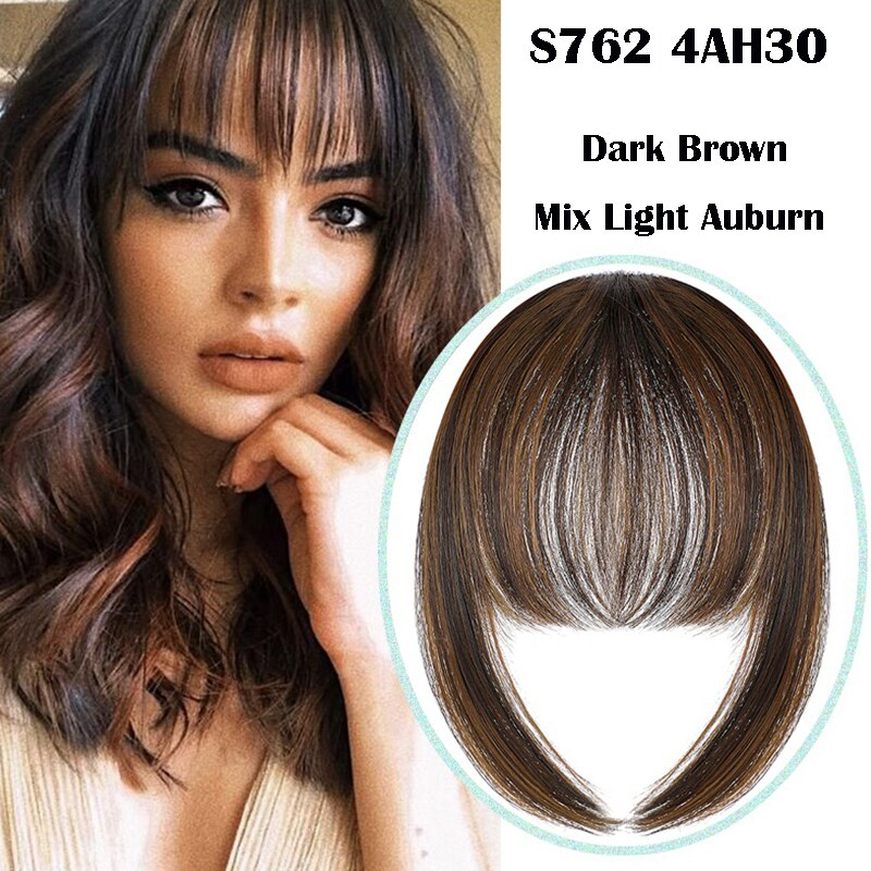 New Arrival Invisible Clip in Fringe Bangs Fake Bangs for Woman
