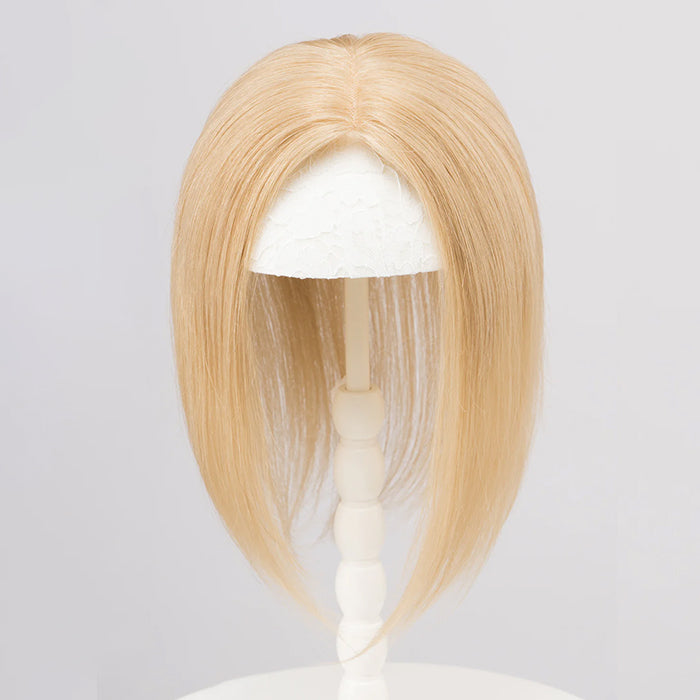 Honey Blonde Silk Lace Base European Human Hair Topper