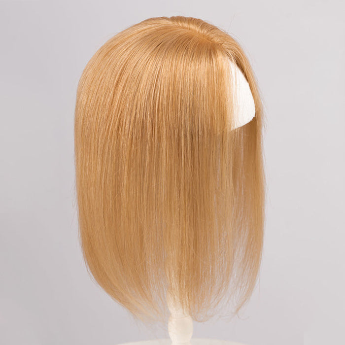 Honey Blonde Silk Lace Base European Human Hair Topper