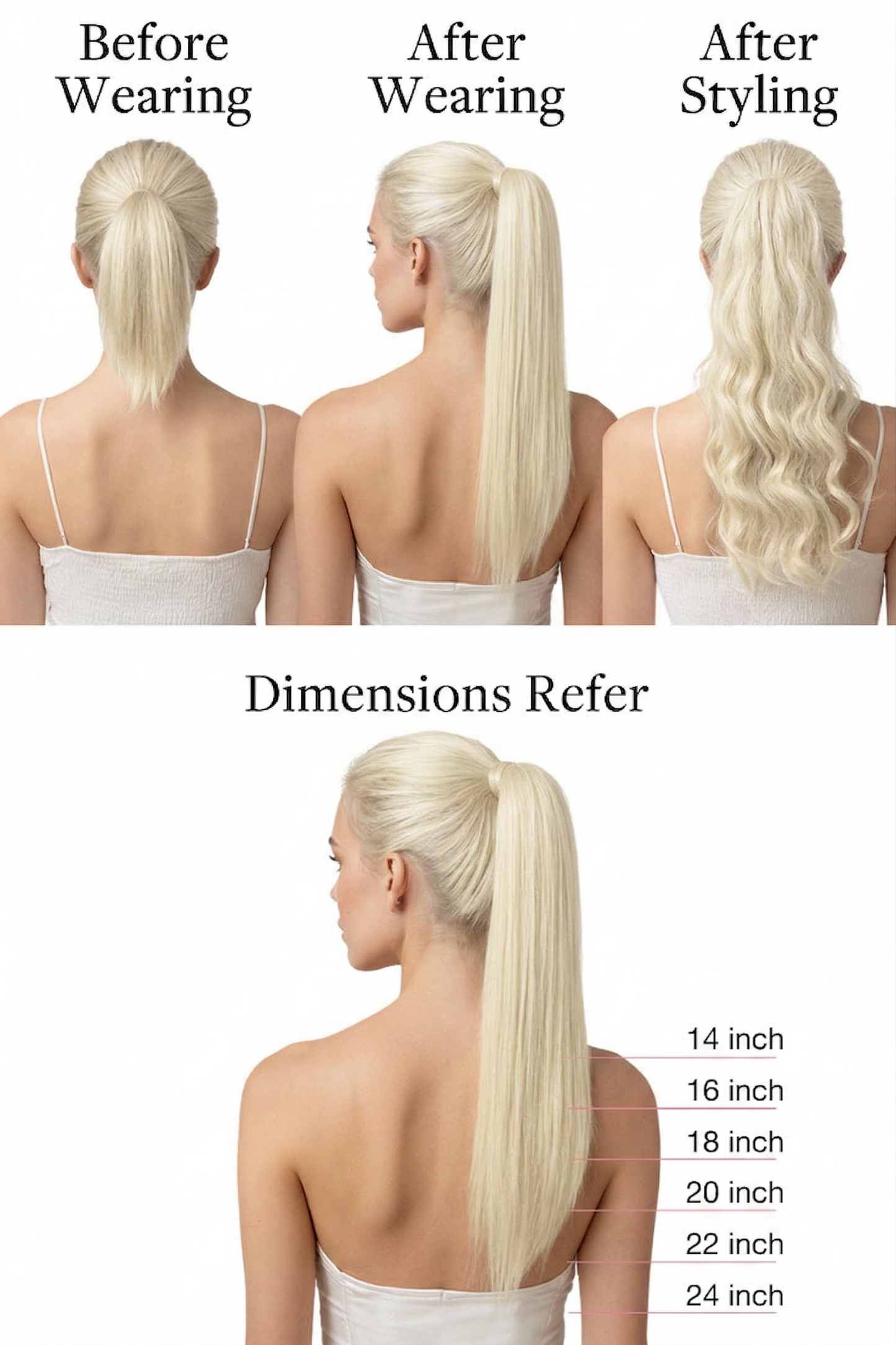Premium Wrap Around Ponytail Extension | 100% Real Human Hair-Drak Brown