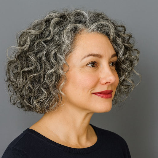 Premium Curly Mono Base Hair Toppers Human Hair for Women