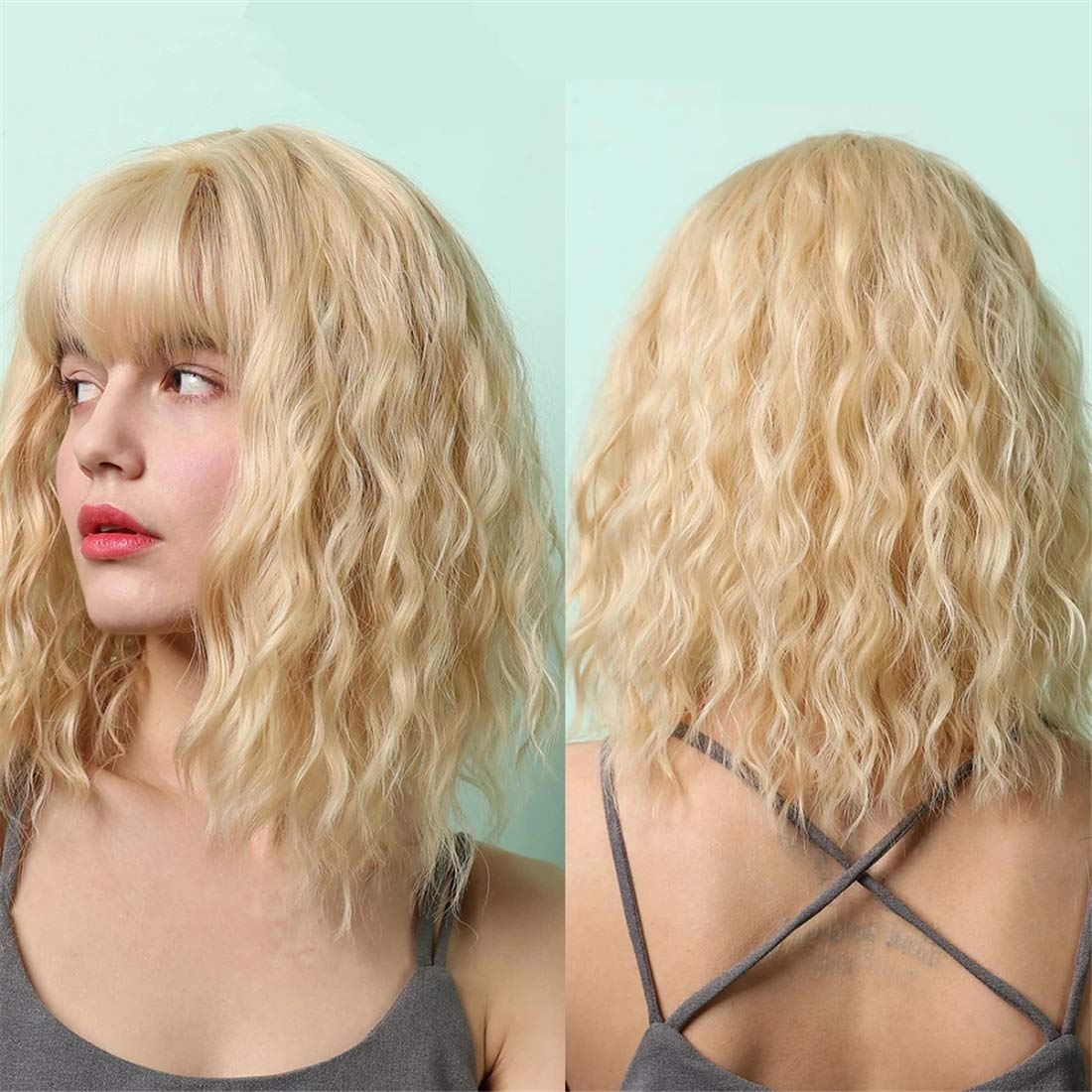 Flash Sale 🔔Full Hand tied Base Curly Wavy Human Hair Toppers Clip in Topper for Women