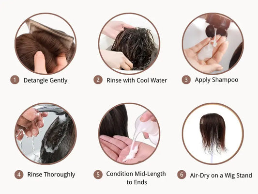 How to Care for Your Human Hair Topper & Extensions – A Guide by VivaCrown