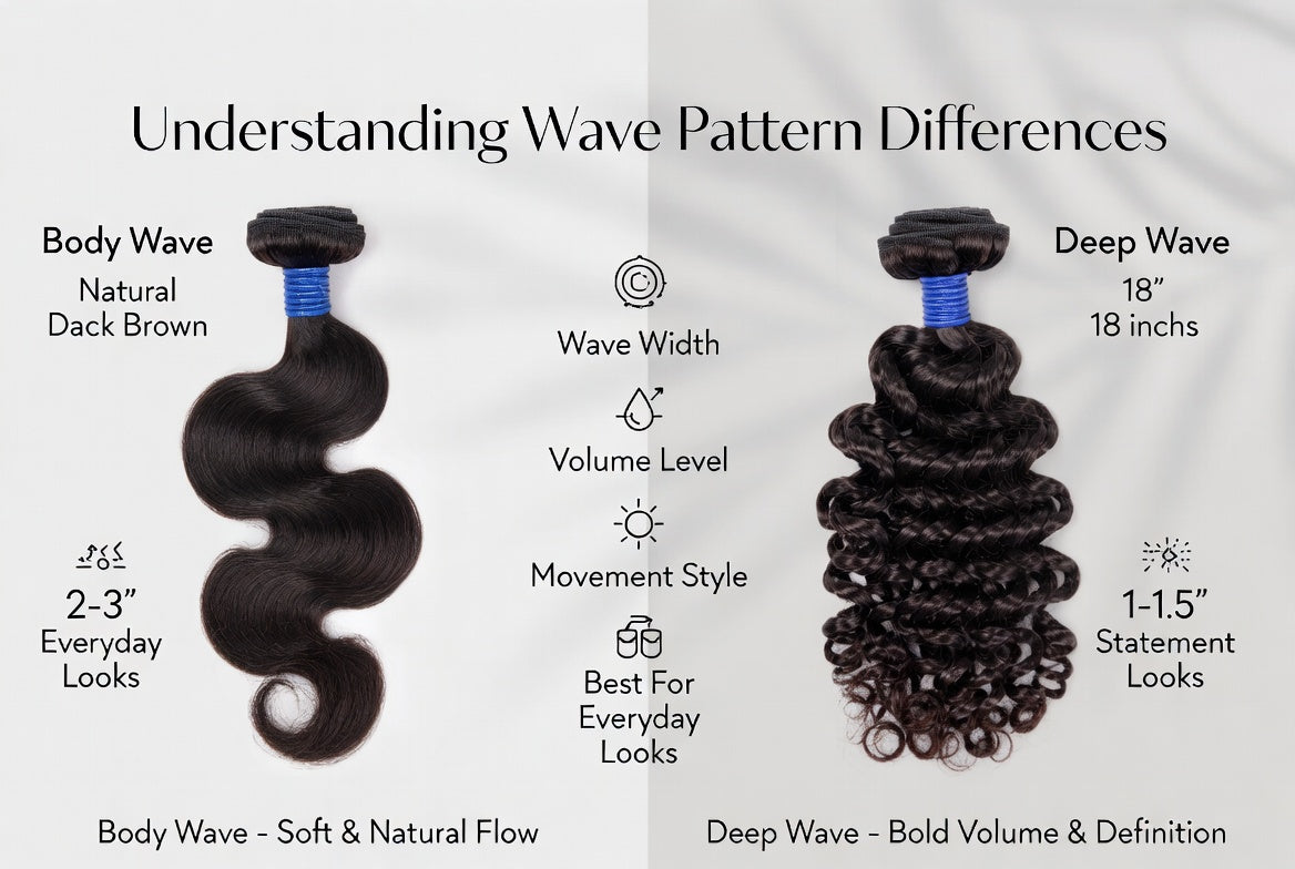 Deep Wave vs Body Wave Hair Extensions: A Complete Guide to Finding Yo ...