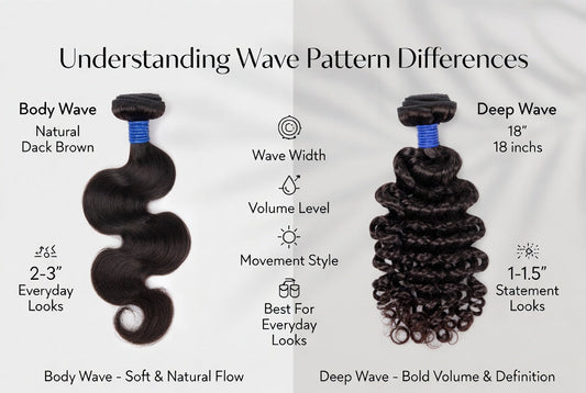 Deep Wave vs Body Wave Hair Extensions: A Complete Guide to Finding Your Perfect Curl Pattern