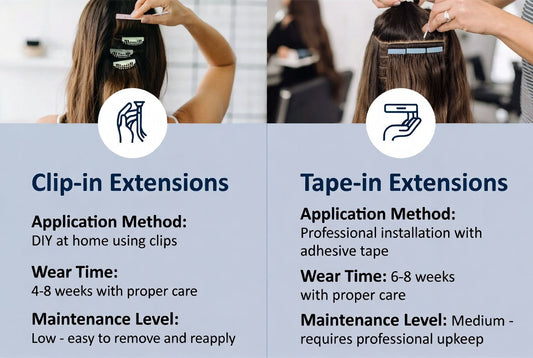 Clip-In Vs Tape-In Hair Extensions: Which Is Truly Best For You?