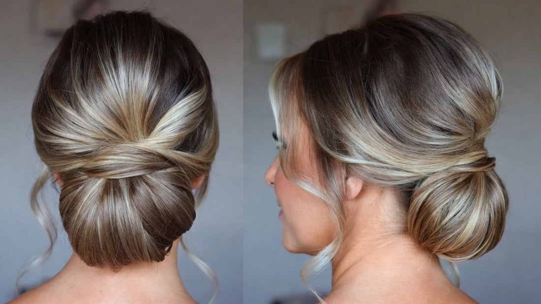 2-Minute Elegant Bun Tutorial With Hair Toppers, Extensions, and Wigs