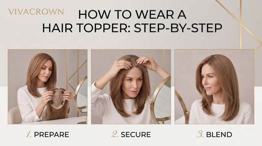 How to Wear a Hair Topper Step by Step