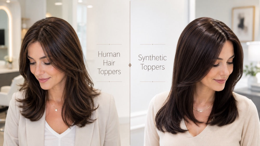 Human Hair vs Synthetic Toppers: Is the Investment Really Worth It for Daily Wear?