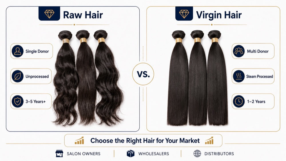 Raw Hair Vs Virgin Hair For Professional Buyers A Detailed Guide