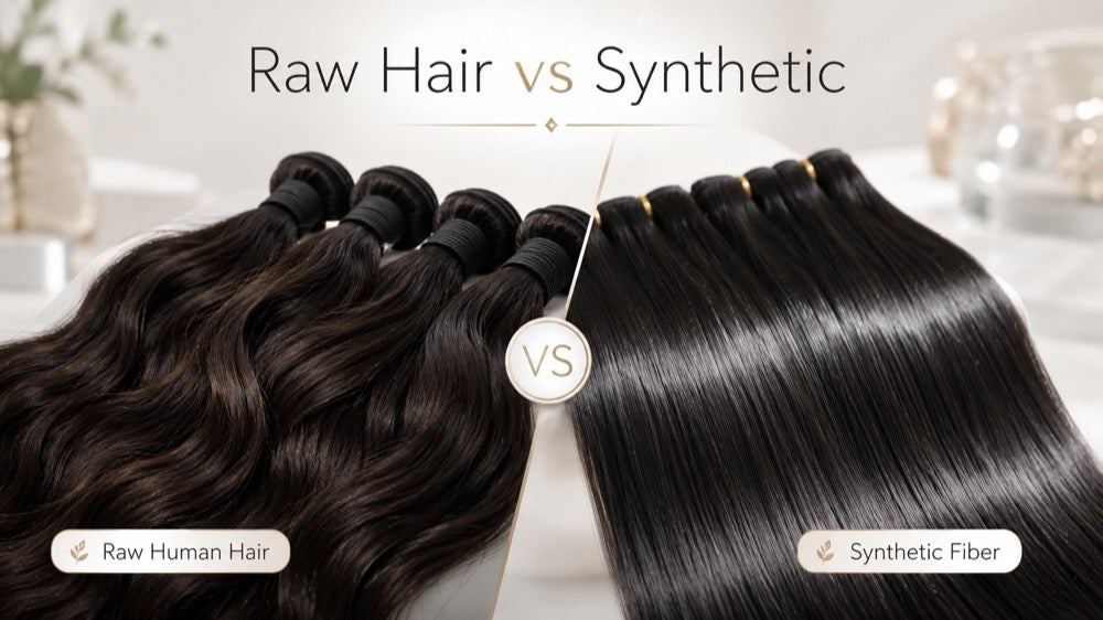 Raw Hair vs Synthetic Hair Extensions: Which Is Truly Worth It for Everyday Wear?
