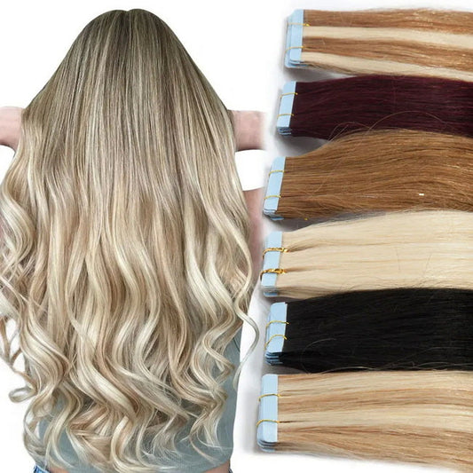 Can I Color My Hair with Tape in Extensions in? VIVACROWN