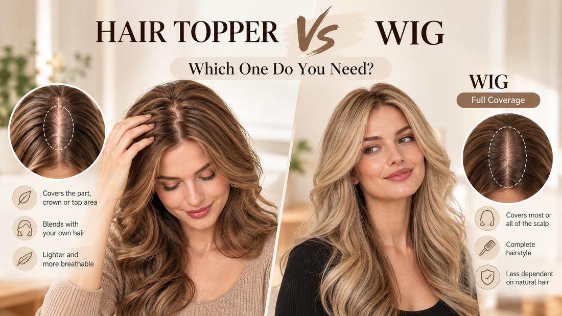 Hair Topper vs Wig: Which One Do You Need?