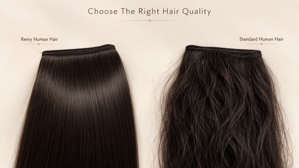 Remy Human Hair vs Standard Human Hair: Why Your Crown Topper's Longevity Depends on It