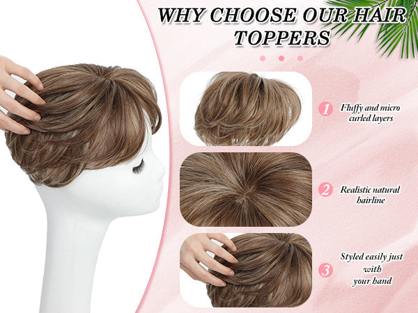 How to Attach a Hair Topper Without Clips?