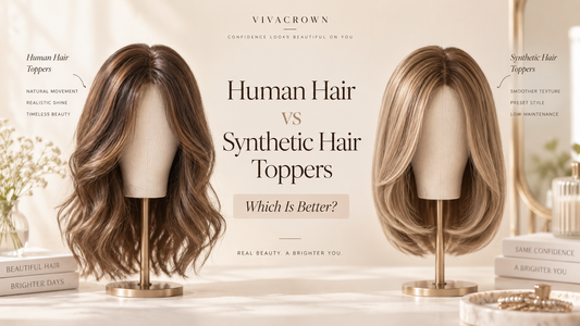 Human Hair vs Synthetic Hair Toppers: Which Is Better?