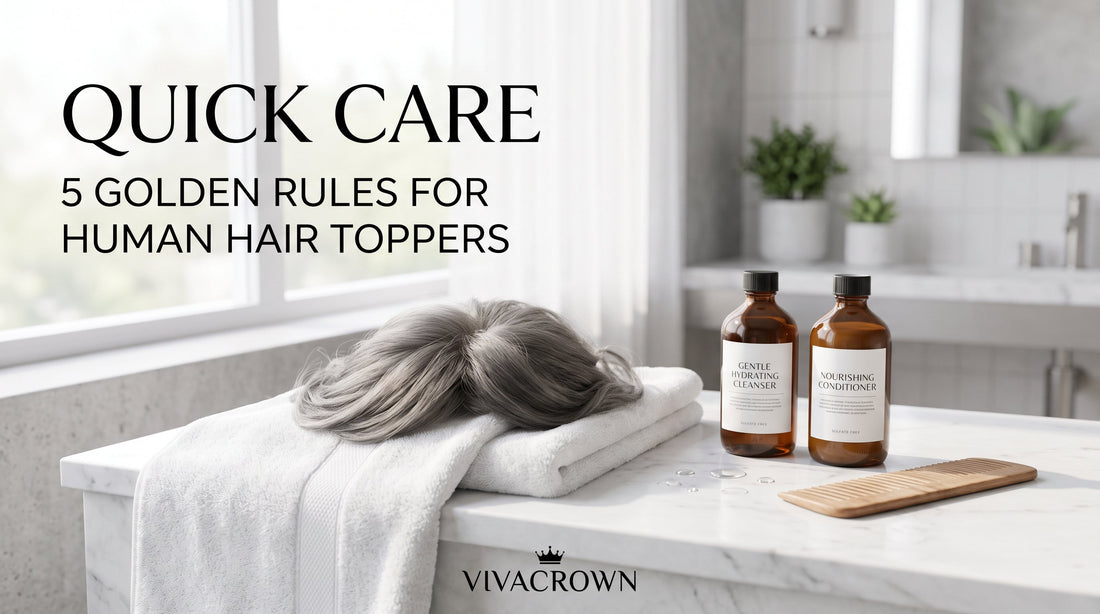 How to Care for a Human Hair Topper