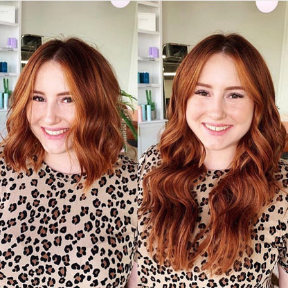 Remy Human Halo Hair Extensions Natural Hidden Wire
