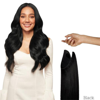 100%Human Halo Hair Extension Natural Hidden Wire