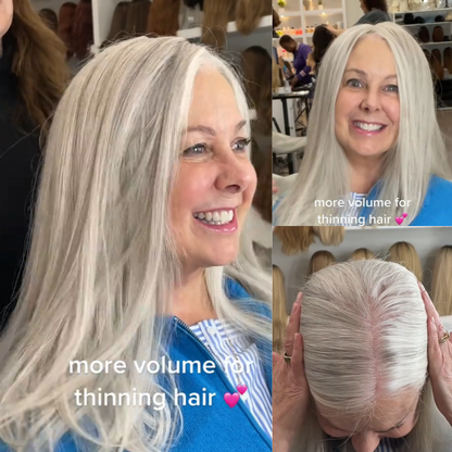 🔥2025 Hot Sale Natual Straight Hair Topper for Women
