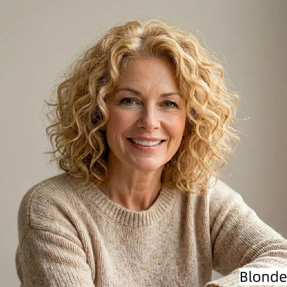 Premium Curly Mono Base Hair Toppers Human Hair for Women - VIVACROWN