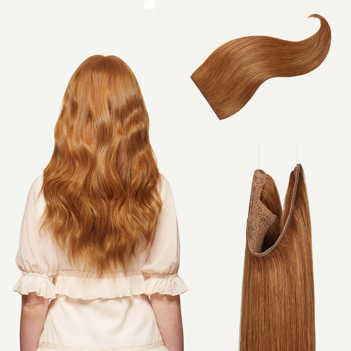 Halo Hair Extensions to Add Hair Volume and Length