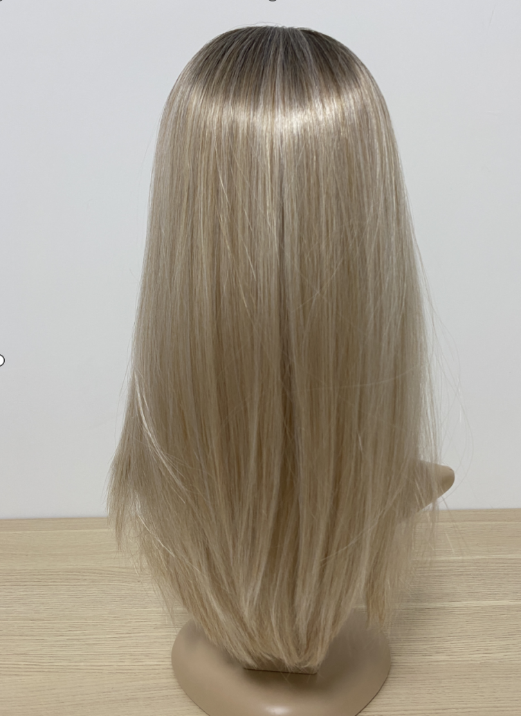 20-24 inches Side Part Human Hair Topper Perfect for Thinning Hair