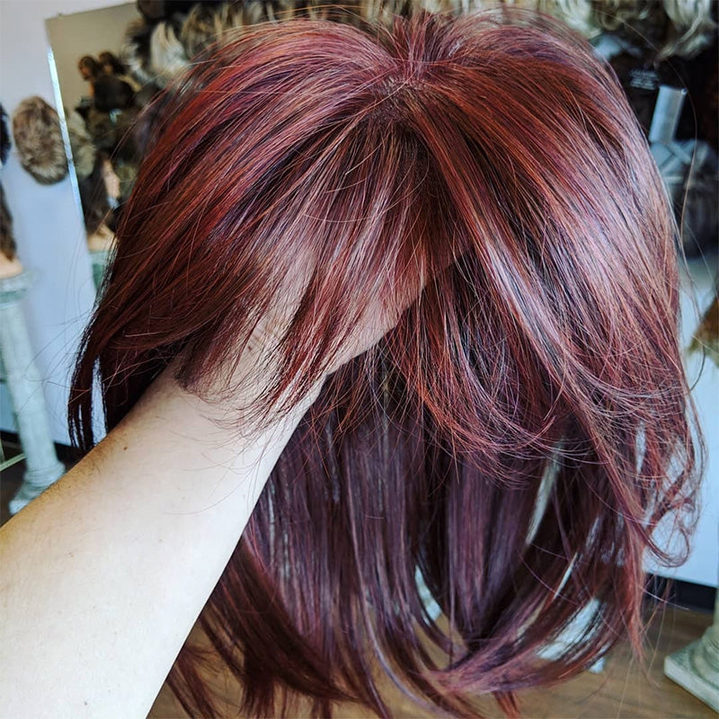 2025 New Straight Hair Topper With Bangs For  Women With Thinning Hair